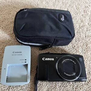 Canon PowerShot SX260 HS Black Camera